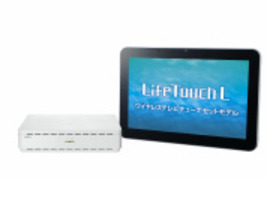 NEC、テレビチューナをセットにしたAndroid搭載タブレット「LifeTouch L」