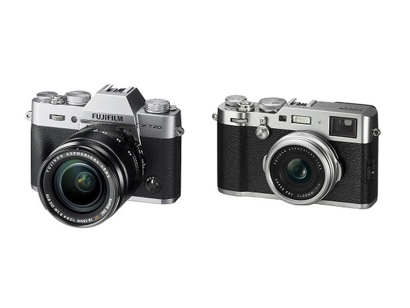 富士フイルム、小型ミラーレスカメラ「X-T20」と高級コンパクトカメラ「X100F」を発表