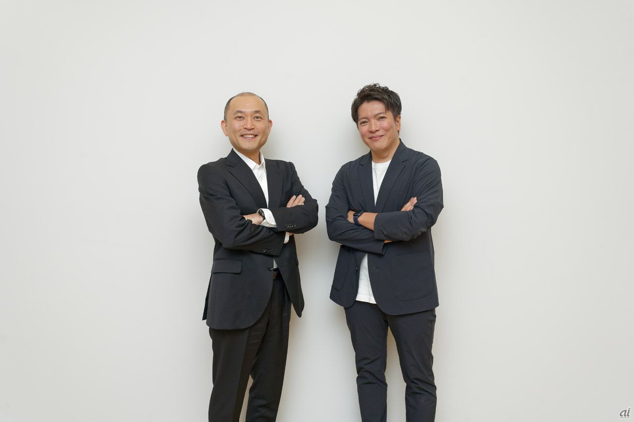 （左）Uber Eats Japan 代表の中川晋太郎氏、（右）メドレー 上級執行役員 医療プラットフォーム第一本部長 中村隆之氏